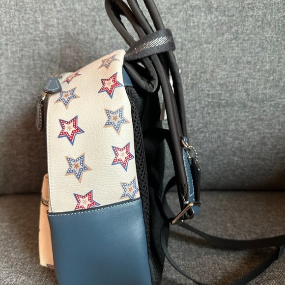 NWT! RARE! Coach Mini Charlie Backpack with Western Star Print F72775 - Picture 6 of 12